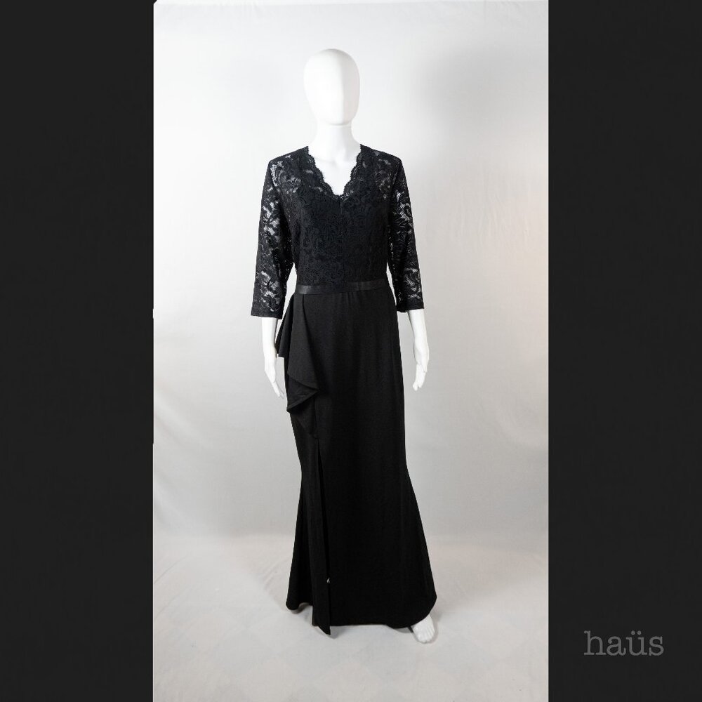 Miss May Black Lace Maxi